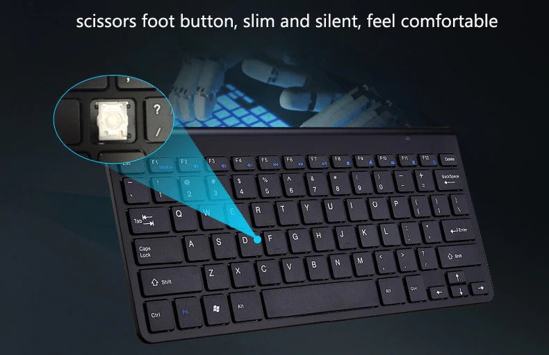 24 GHz Wireless Mini Keyboard