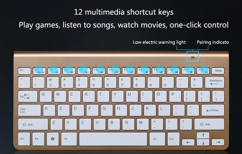 24 GHz Wireless Mini Keyboard