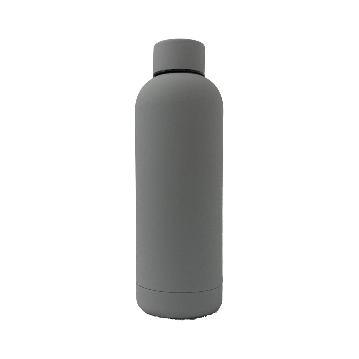 17 oz Rubber Vacuum Insulated Stainless Steel Water Bottle